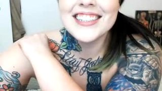 cute fat girl with tattoos and a big ass