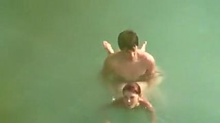 mystic Voyeur Beach Sex Movie Scene Pair Filmed Fucking In Water