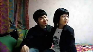 Korean couple sex at home