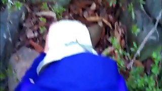 Quick fuck with my girlfriend in the forest